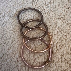Budhagirl Fawn all weather metallic bangles